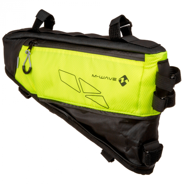 Borseta Cadru Impermeabila M-WAVE  "BP TRIANGLE" Galben Neon/Negru [2]