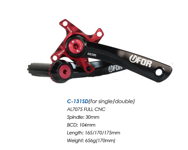 Brate Pedalier UFOR MTB pentru 1/2 Foi C-131 SD [1]