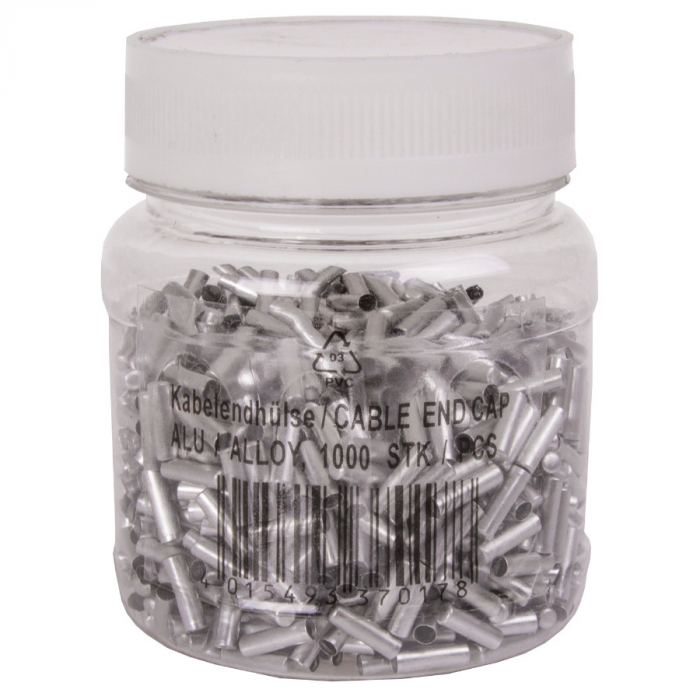 Capete Cablu PROMAX Aluminiu Silver 1000 buc/sticla  [2]