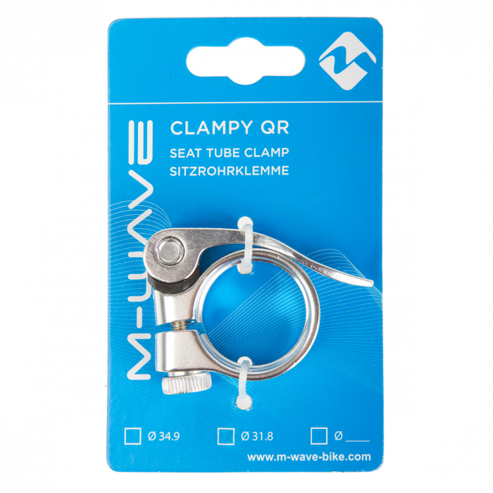 Colier Tija Sa M-WAVE "CLAMPY QR" 34,9 mm-Silver [2]
