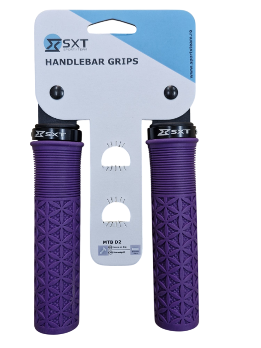 Mansoane MTB SXT ZN-047 - 130 mm Lock-On Purple [2]