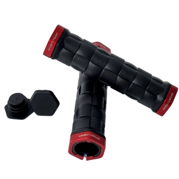 Mansoane SXT - WEAVE Negru/Rosu 130 mm [3]