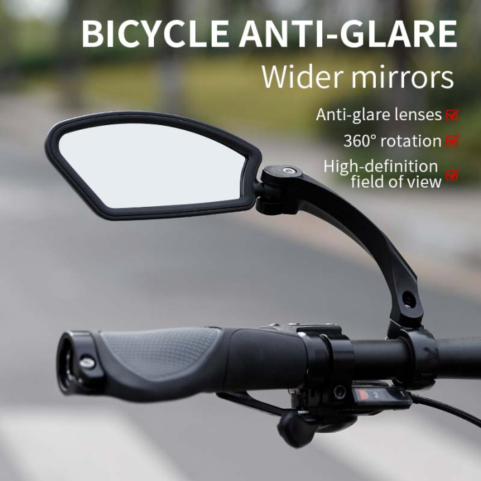 Oglinda bicicleta cu prindere pe ghidon - stanga [2]