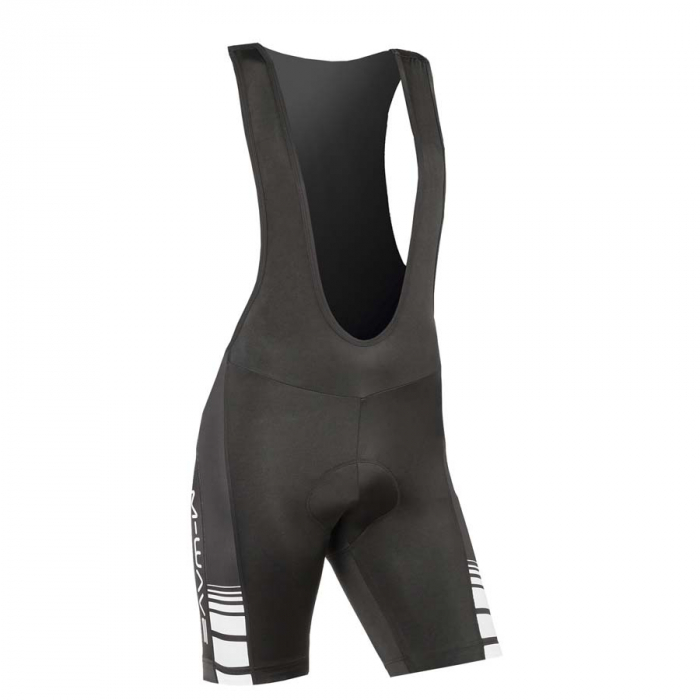 Pantaloni Scurti cu Bretele M-Wave,Negru/Alb , XL [1]