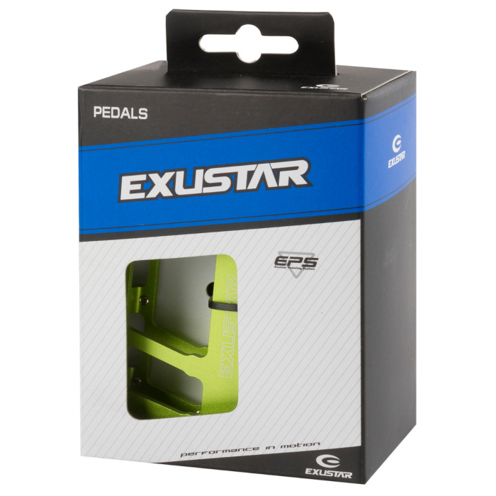 Pedale Aluminiu BMX EXUSTAR E-PB525-Verde [2]