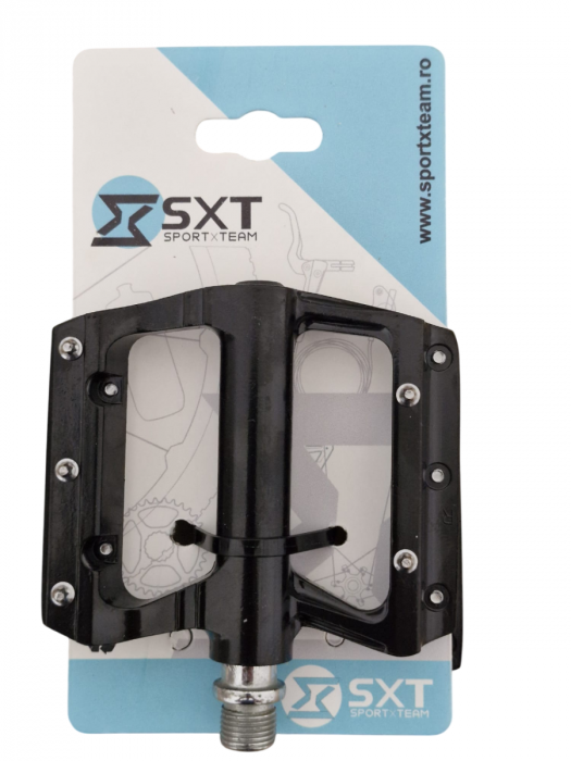 Pedale Aluminiu  SXT FLAT Negru [2]