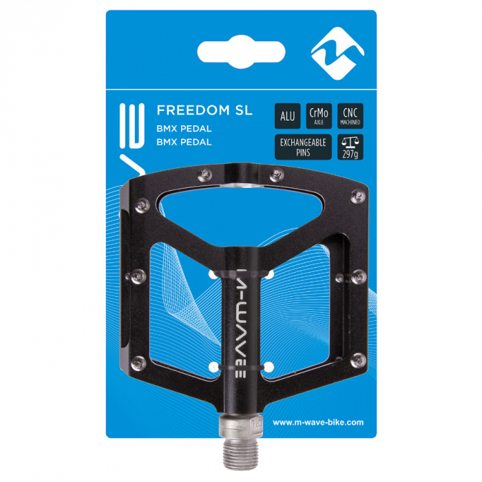 Pedale M-WAVE Freedom SL Negru 91x96mm [2]