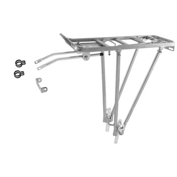 Portbagaj Aluminiu Spate M-WAVE SCREW-ON II A 24"-28" Silver [1]