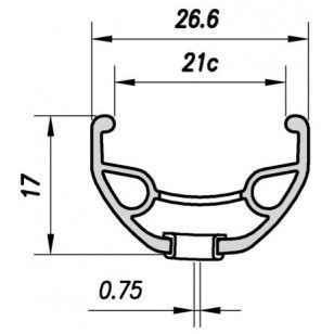 Roata Fata SXT 29(622x21C) KARMA-NOVATEC 9x110 mm QR 32H [4]
