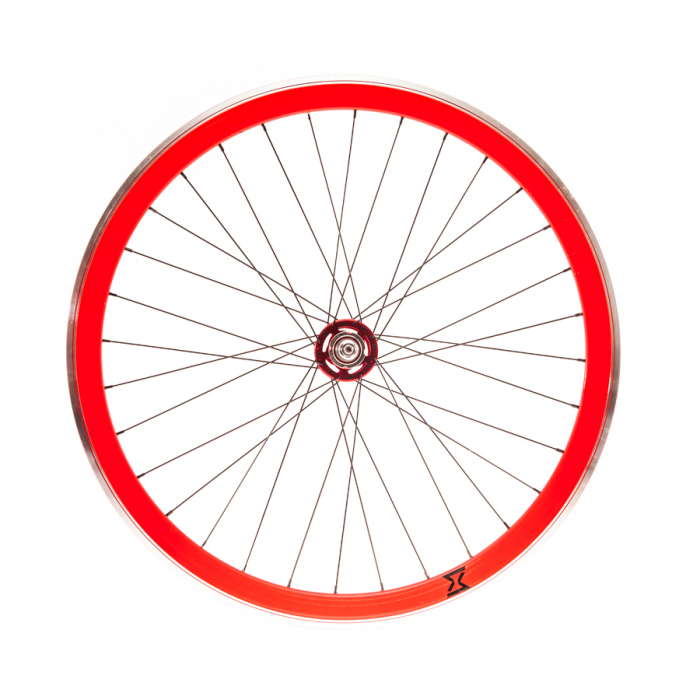 Roata Spate Single Speed/Fixie SXT 700-32H 40 mm Rosu [1]