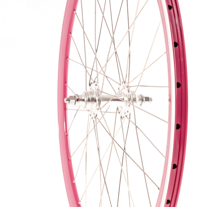 Roata Spate Single Speed/Fixie SXT 700-32H 40 mm  Roz [2]