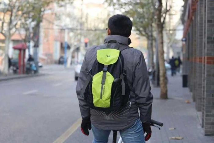 Rucsac Pliabil  ROSWHEEL 20 L  Negru/Lime  [6]