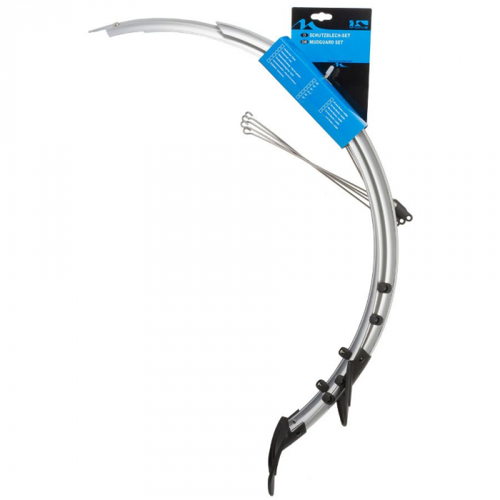 Set Aparatori Noroi Flexibile M-WAVE 28"  45 mm Silver [3]