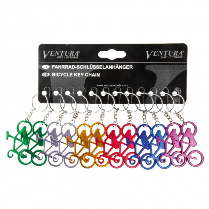 Set Breloc Bicicleta Aluminiu  VENTURA  12 buc [5]