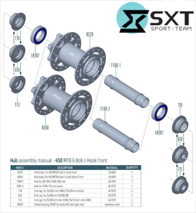 Set Butuci  Boost SXT180-R97 -32H -Negru [4]