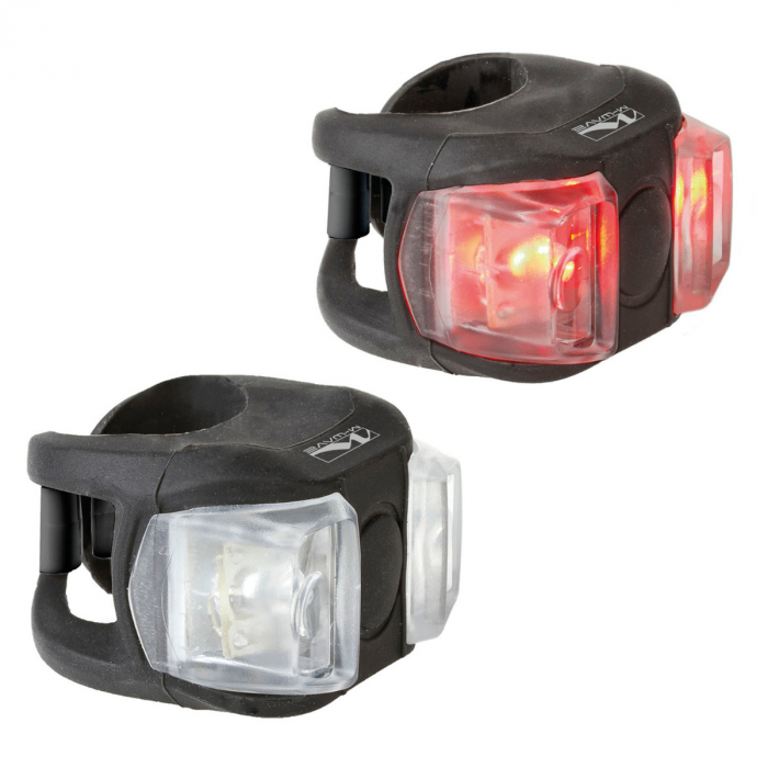 Set Flash cu Baterii M-WAVE  "COBRA II" [1]