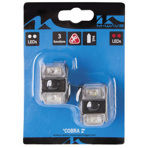 Set Flash cu Baterii M-WAVE  "COBRA II" [2]