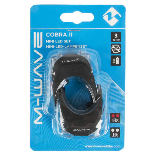 Set Flash cu Baterii M-WAVE  "COBRA II" [3]