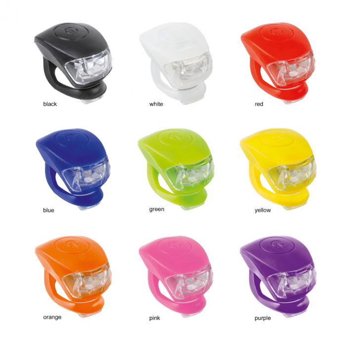 Set Flash cu Baterii M-WAVE COBRA IV - Roz [2]