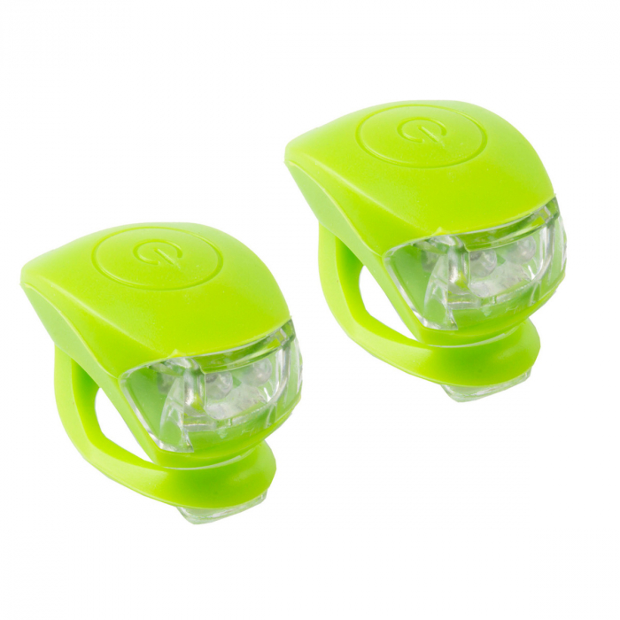 Set Flash cu Baterii M-WAVE COBRA IV - Verde [1]