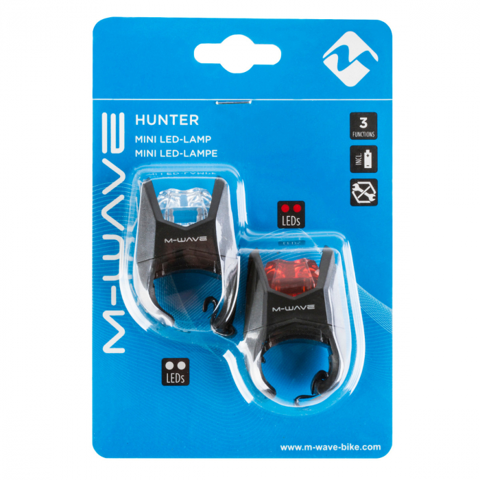 Set Flash cu Baterii M-WAVE "HUNTER" [2]