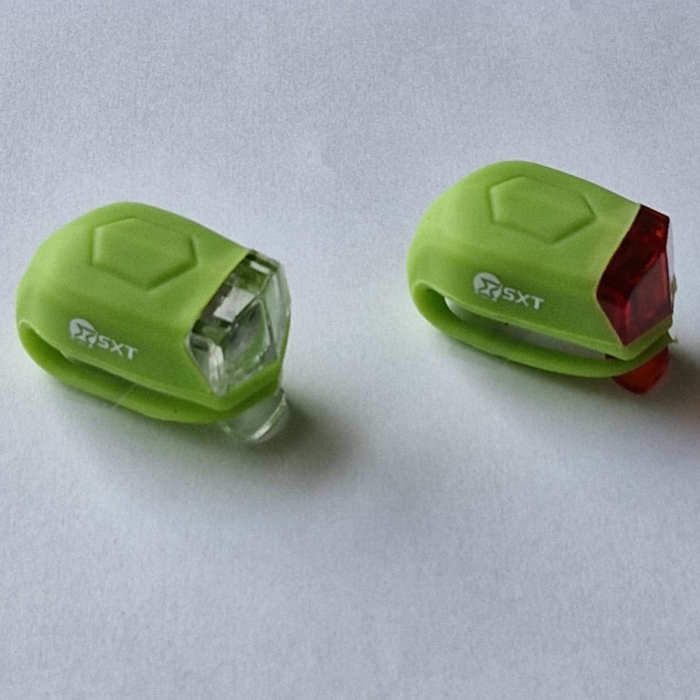 Set Flash cu Baterii SXT (silicone) Verde Lime [2]