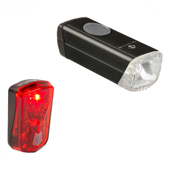 Set Lumini cu Acumulator M-WAVE  ATLAS 20 USB [3]