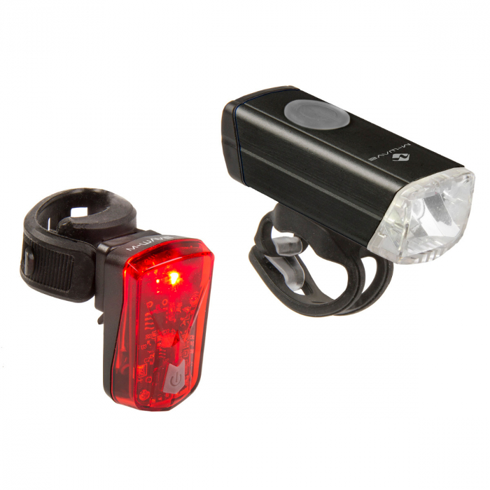 Set Lumini cu Acumulator M-WAVE  ATLAS 20 USB [1]