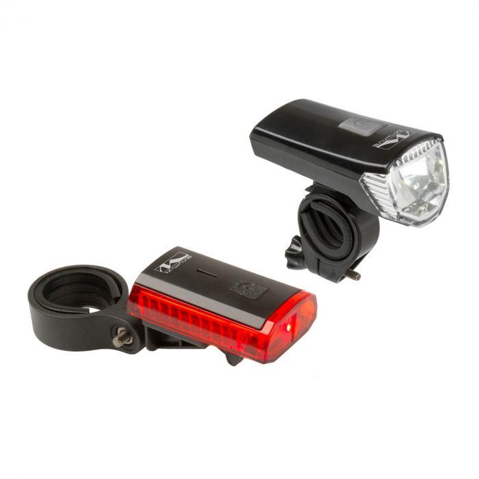 Set Lumini cu Acumulator M-WAVE  ATLAS K 11 USB [1]
