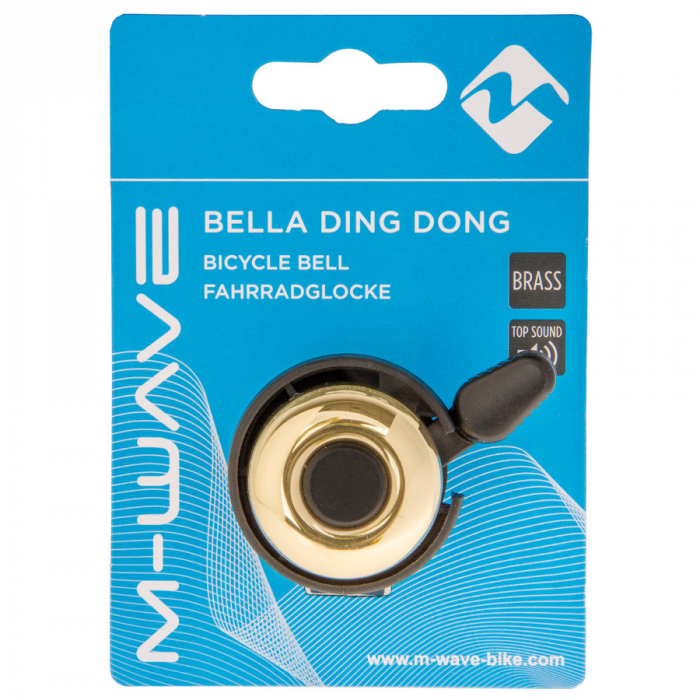 Sonerie M-WAVE BELLA DING-DONG Brass [2]