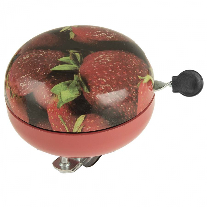 Sonerie Metal  M-WAVE Maxi Ding-Dong 80 mm Strawberry [1]