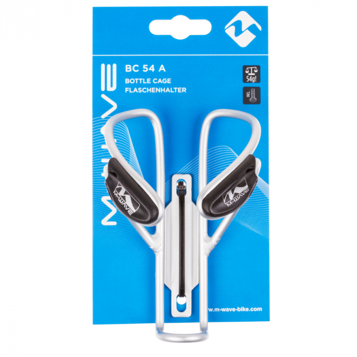 Suport Bidon Aluminiu M-WAVE BC 54-A-Silver [2]