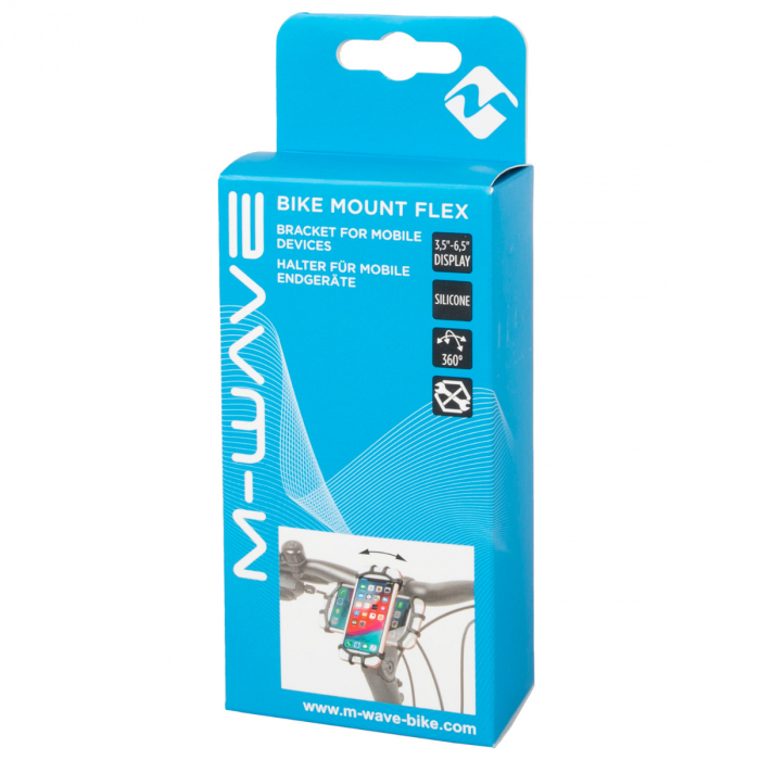 Suport Telefon M-WAVE BIKE MOUNT FLEX din Silicon  [7]