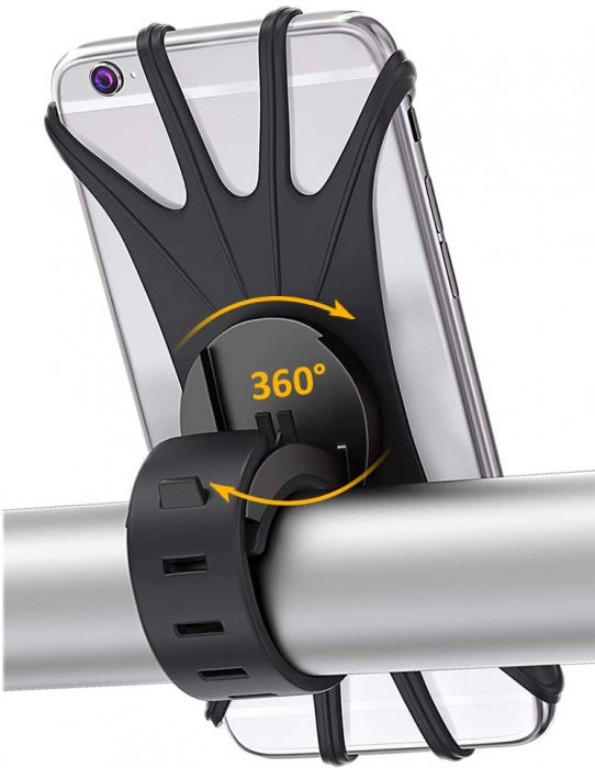 Suport Telefon M-WAVE BIKE MOUNT FLEX din Silicon  [2]