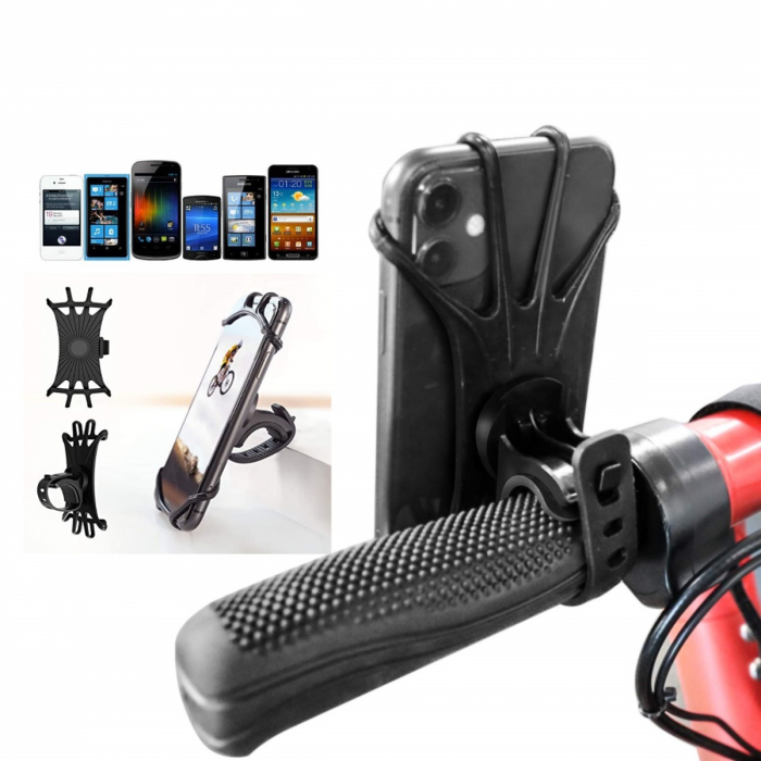 Suport Telefon M-WAVE BIKE MOUNT FLEX din Silicon  [4]