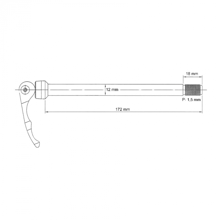 Thru Axle NOVATEC QR264 SHI [4]