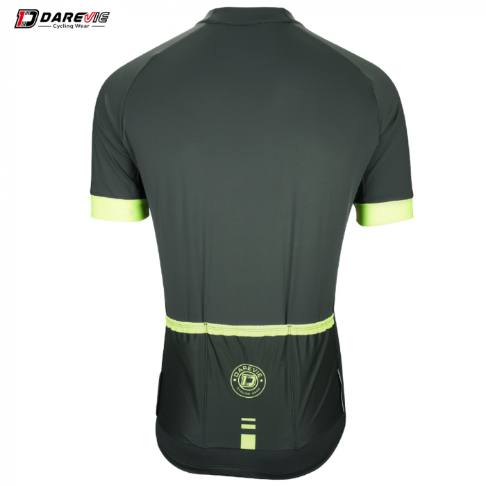 Tricou Ciclism DAREVIE Olive/Verde Neon Anti-Bacterial XL [4]