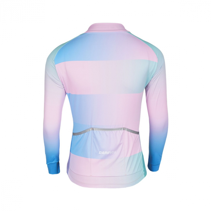 Tricou Ciclism Lady DAREVIE Albastru/Roz XL [2]