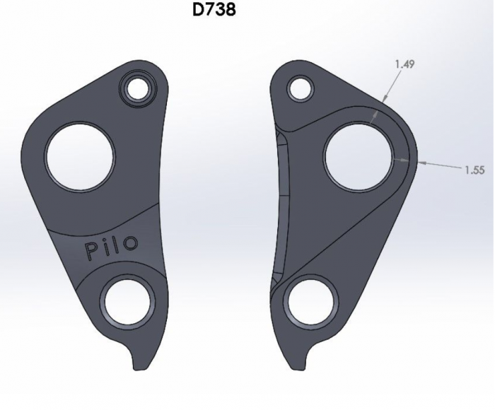 Ureche Cadru PILO D738 Specialized [2]