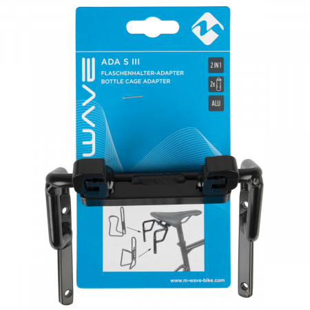 Adaptor Suport Bidon M-WAVE Ada S III Aluminiu Negru [1]