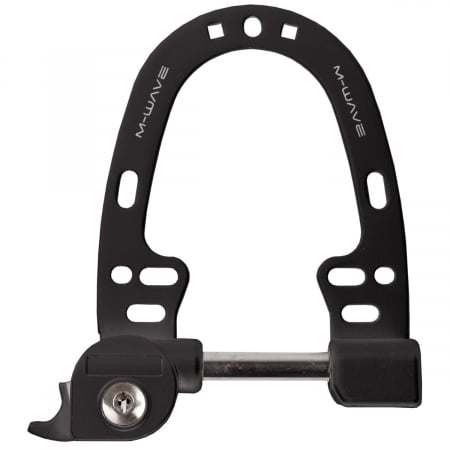 Antifurturi - Antifurt Cadru si Furca  M-WAVE BOOSTER 2in1 Negru