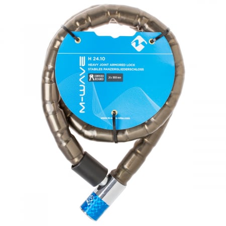 Antifurt cu Cheie M-WAVE  "H 24.10" cu Armura Articulara [1]