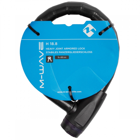 Antifurt cu Cheie M-WAVE  "HD 18.8" cu Armura Articulara [1]