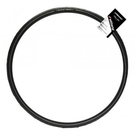Anvelopa VITTORIA Urbano 700x35C(37-622) Negru 887g Rigid - banda reflectorizanta [1]