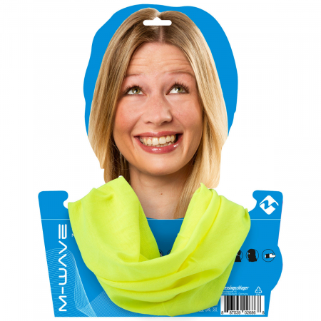 Echipament - Bandana M-WAVE Neon Yellow