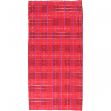 Echipament - Bandana M-WAVE Rosu/Albastru Squared