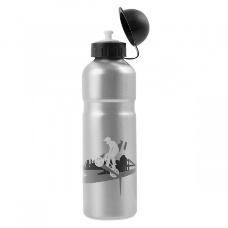Suport bidon si bidon - Bidon Aluminiu M-WAVE ABO 750 -Silver