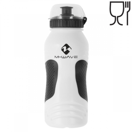 Accesorii - Bidon Plastic M-WAVE PBO 600-NS Alb