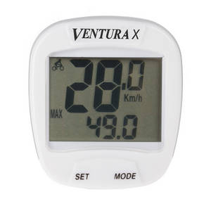 Articole copii - Bike Computer VENTURA  "X"  10 Functii   Alb