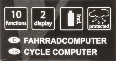 Bike Computer VENTURA  "X"  10 Functii   Alb [2]